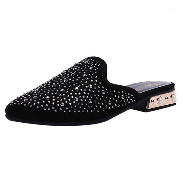 muqgew women's pointed sandals outdoor flat ankle sandals rhinestone fashion shoes girls casual wild ladies' slippers new1, Black
muqgew women's pointed sandals outdoor flat ankle sandals rhinestone fashion shoes girls casual wild ladies' slippers new1, Black