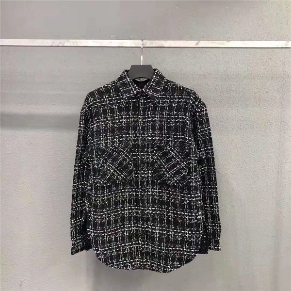 new winter cl woven plaid blouse for men and women coat jacket 2020, Black;brown
new winter cl woven plaid blouse for men and women coat jacket 2020, Black;brown