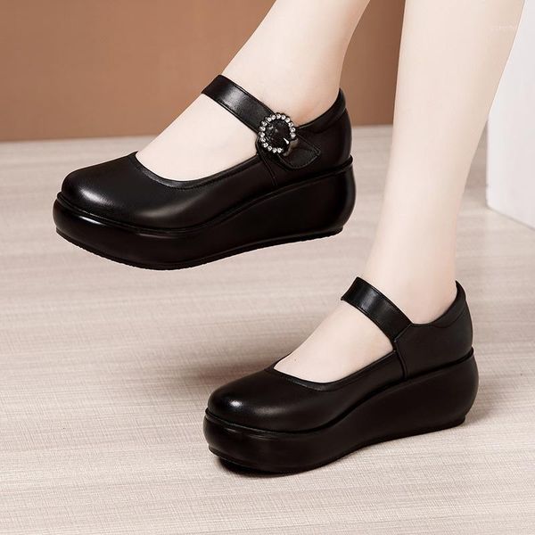 dress shoes plus size 32-43 platform women mary janes 2021 autumn buckle high heels pumps woman wedges leather shoe for mother1, Black
dress shoes plus size 32-43 platform women mary janes 2021 autumn buckle high heels pumps woman wedges leather shoe for mother1, Black
