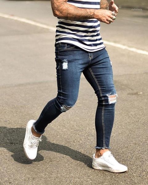 men jeans casual 2020 mid waist pencil pants ripped hole distressed full length plus size denim trousers solid blue pencil pants1
men jeans casual 2020 mid waist pencil pants ripped hole distressed full length plus size denim trousers solid blue pencil pants1