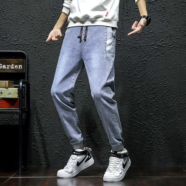 2020 jeans loose spring and autumn korean trend versatile leggings men's trendy pai capris casual pants, Blue
2020 jeans loose spring and autumn korean trend versatile leggings men's trendy pai capris casual pants, Blue
