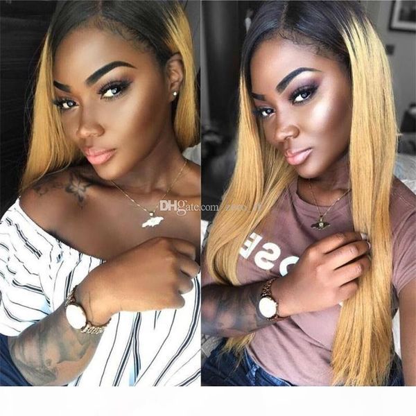 brazilian ombre silky straight glueless full lace human hair wigs 1b 27 honey blonde two tone lace front wigs 130 density bleached knots, Black;brown
brazilian ombre silky straight glueless full lace human hair wigs 1b 27 honey blonde two tone lace front wigs 130 density bleached knots, Black;brown