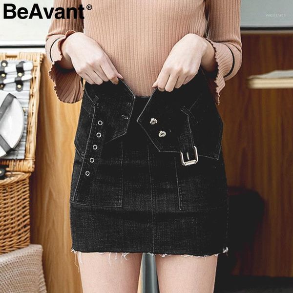 beavant high waist denim skirt women casual belt plus size female short jeans skirt fashion chic streetwear ladies pencil skirts1, Black
beavant high waist denim skirt women casual belt plus size female short jeans skirt fashion chic streetwear ladies pencil skirts1, Black