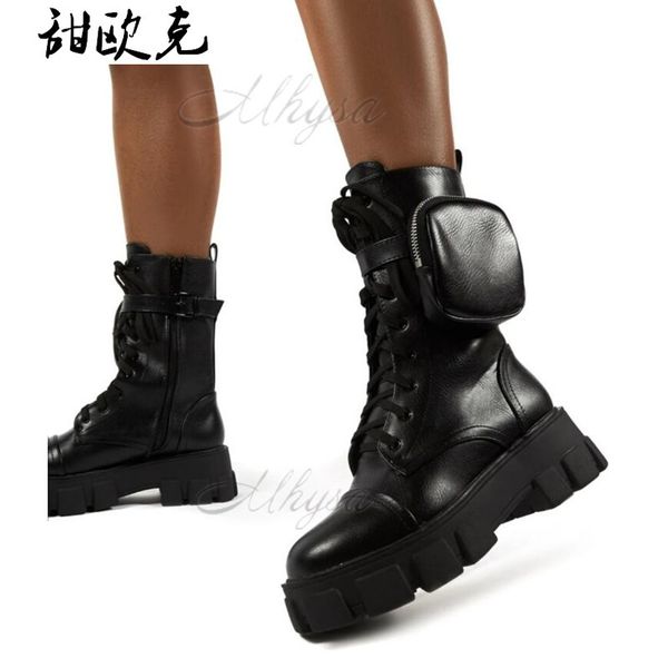 designer women pocket boot lace up ladies bucket boots female bucket strap black chunky sole bucket boots women platform shoe fash
designer women pocket boot lace up ladies bucket boots female bucket strap black chunky sole bucket boots women platform shoe fash