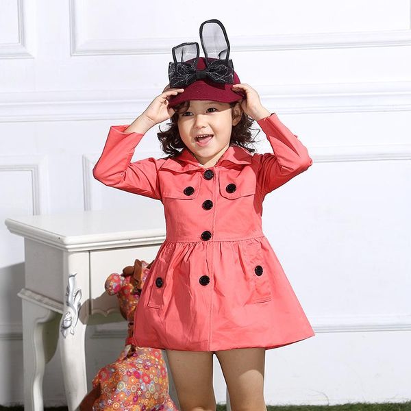 children's solid color trench coat children clothing for girls coat clothes kids girls autumn patchwork style trench, Blue;gray
children's solid color trench coat children clothing for girls coat clothes kids girls autumn patchwork style trench, Blue;gray