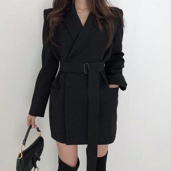 2020 spring autumn women's blazers sashes jackets solid color woolen coat1, White;black
2020 spring autumn women's blazers sashes jackets solid color woolen coat1, White;black