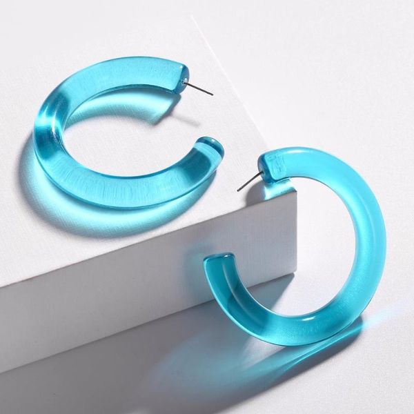 charm spring summer bright color transparent resin hoop earring clear thick acrylic round earrings for women1, Golden
charm spring summer bright color transparent resin hoop earring clear thick acrylic round earrings for women1, Golden