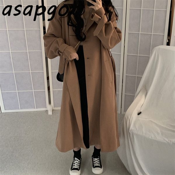 asapgot new autumn clothes women khaki trench coat fashion loose x long slim temperament elegant vintage jacket 201031, Tan;black
asapgot new autumn clothes women khaki trench coat fashion loose x long slim temperament elegant vintage jacket 201031, Tan;black
