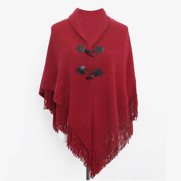 fashion women poncho tassel woman pashmina horn buttons shawls scarf female loose ponchos wrap wool cape women shawls 200930, Blue;gray
fashion women poncho tassel woman pashmina horn buttons shawls scarf female loose ponchos wrap wool cape women shawls 200930, Blue;gray