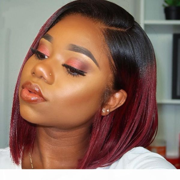 malaysian straight 1b 99j colored human hair wigs for women ombr burgundy short bob wig lace front wigs, Black;brown
malaysian straight 1b 99j colored human hair wigs for women ombr burgundy short bob wig lace front wigs, Black;brown