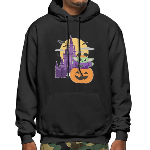 hoodie and baby long sleeve halloween sweatshirt men castle, Black 
hoodie and baby long sleeve halloween sweatshirt men castle, Black