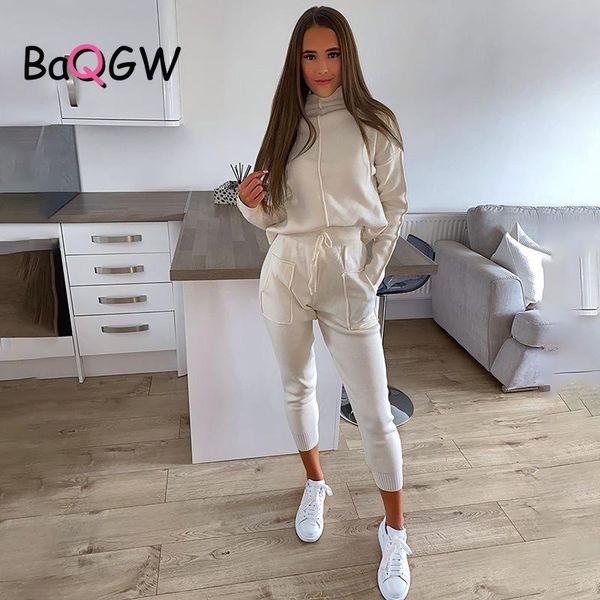 baqgw 2piece women's tracksuit turtleneck pullover and pants autumn winter solid outfits casual sport suit two piece set women, Gray
baqgw 2piece women's tracksuit turtleneck pullover and pants autumn winter solid outfits casual sport suit two piece set women, Gray