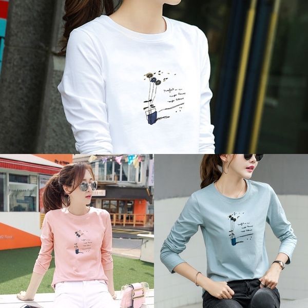 sgs4c cotton long sleeve t-shirt women's 2020 p1 loose korean round neck bottoming coat t-shirt student inner tower spring and autumn t, White
sgs4c cotton long sleeve t-shirt women's 2020 p1 loose korean round neck bottoming coat t-shirt student inner tower spring and autumn t, White