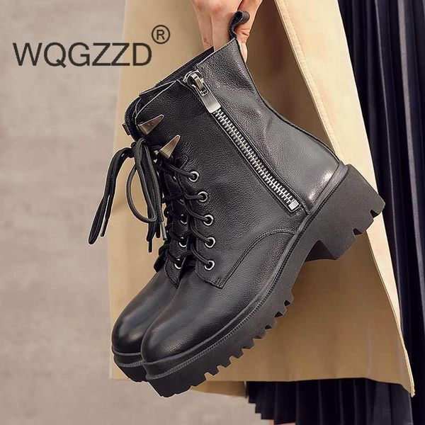 motorcycle boots women's winter shoes cow leather rivet metal decoration casual shoes women's mid-calf boots mujer, Black
motorcycle boots women's winter shoes cow leather rivet metal decoration casual shoes women's mid-calf boots mujer, Black