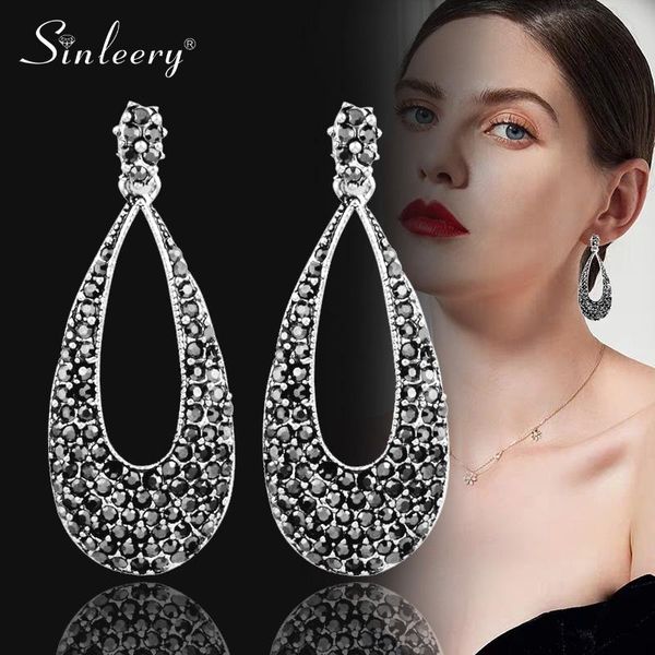 dangle & chandelier sinleery bohemia full black cubic zirconia hollow teardrop drop earrings women antique silver color vintage jewelry es12
dangle & chandelier sinleery bohemia full black cubic zirconia hollow teardrop drop earrings women antique silver color vintage jewelry es12