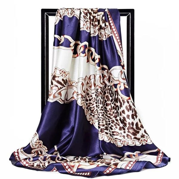 luxury silk scarf fashion foulard satin shawl scarfs leopard 90*90cm square silk head scarves women bandana, Blue;gray
luxury silk scarf fashion foulard satin shawl scarfs leopard 90*90cm square silk head scarves women bandana, Blue;gray
