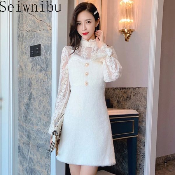 faux fur spaghetti strap dress suit 2019 autumn crochet lace bottoming shirt and sleeveless mink velvet dress two piece sets t200325, White
faux fur spaghetti strap dress suit 2019 autumn crochet lace bottoming shirt and sleeveless mink velvet dress two piece sets t200325, White