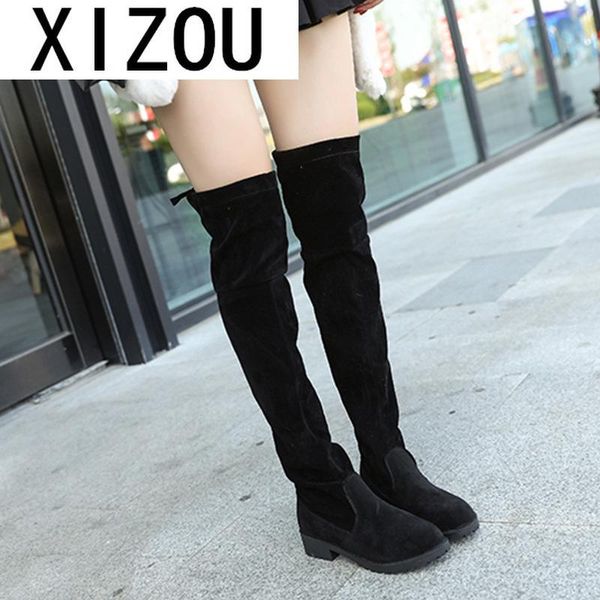 2020 winter new black suede women over the knee boots round toe lace up women warm shoes ladies thigh high flats boots
2020 winter new black suede women over the knee boots round toe lace up women warm shoes ladies thigh high flats boots