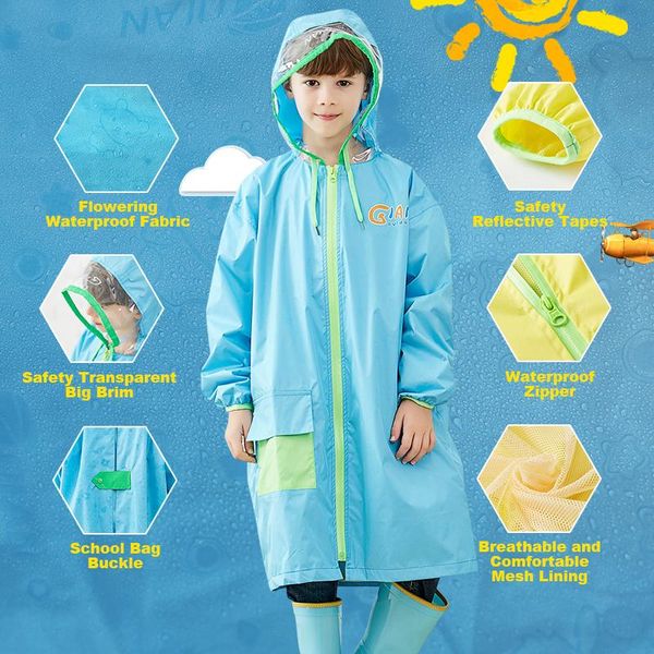 qian rainproof kids rain coat with sleeves flowering in rain children rainwear hidden schoolbag rainsuit big brim raincoat bbysop alice_bag
qian rainproof kids rain coat with sleeves flowering in rain children rainwear hidden schoolbag rainsuit big brim raincoat bbysop alice_bag