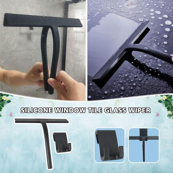 silicone window tile glass wiper cleaner squeegee shower mirror cleaning holder black gray 1pc window cleaning artifact#t2
silicone window tile glass wiper cleaner squeegee shower mirror cleaning holder black gray 1pc window cleaning artifact#t2