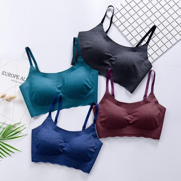 gym clothing japan seemless relief underwear second generation wireless sports yoga running vest sleep solid paper bra /301, White;black
gym clothing japan seemless relief underwear second generation wireless sports yoga running vest sleep solid paper bra /301, White;black