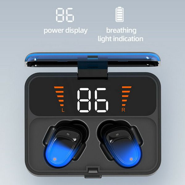 es01 tws bluetooth headset v5.0 wireless earphone touch screen 9d stereo sports waterproof earpiece handpower led display 
es01 tws bluetooth headset v5.0 wireless earphone touch screen 9d stereo sports waterproof earpiece handpower led display
