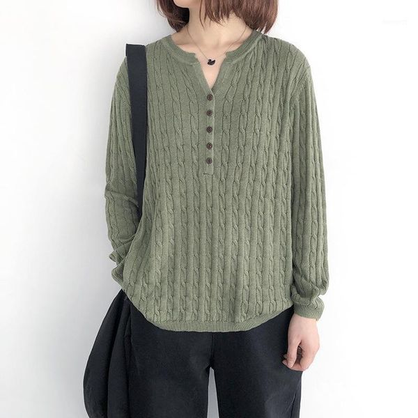 johnature women pullover sweaters knitted cotton vintage 12 color female autumn clothes 2020 new long sleeve casual sweaters1, White;black
johnature women pullover sweaters knitted cotton vintage 12 color female autumn clothes 2020 new long sleeve casual sweaters1, White;black
