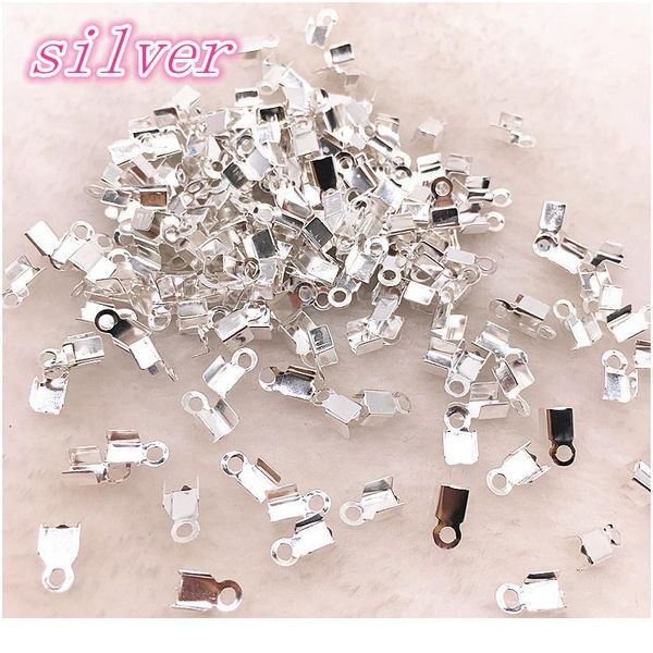 200pcs/lot 4x8mm crimp beads cove clasps cord end caps string ribbon leather clip foldover for necklace co qylvef
200pcs/lot 4x8mm crimp beads cove clasps cord end caps string ribbon leather clip foldover for necklace co qylvef