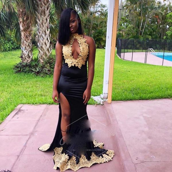 black prom dresses 2021 for black girls high neck gold lace appliques keyhole front mermaid met gala evening dresses p43
black prom dresses 2021 for black girls high neck gold lace appliques keyhole front mermaid met gala evening dresses p43