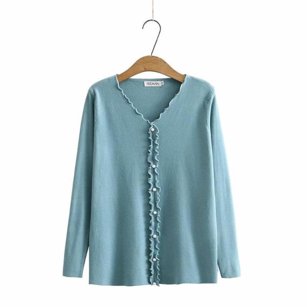 plus size ruffles v neck elastic knitted women loose blouse 2021 new spring autumn casual ladies pullovers female, White
plus size ruffles v neck elastic knitted women loose blouse 2021 new spring autumn casual ladies pullovers female, White