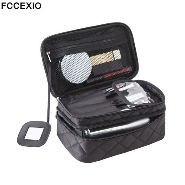 fccexio women new fashion pink make up bag women's large capacity handbag leopard print bag cosmetic bags & cases t200519
fccexio women new fashion pink make up bag women's large capacity handbag leopard print bag cosmetic bags & cases t200519