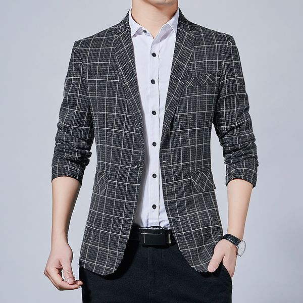 2021 new luxury classic men's casual plaid blazer autumn spring fashion brand slim fit long sleeves suit xu49, White;black
2021 new luxury classic men's casual plaid blazer autumn spring fashion brand slim fit long sleeves suit xu49, White;black