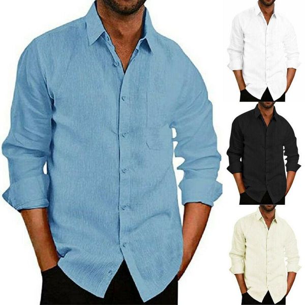 men's casual shirts stylish mens button-down solid fit long sleeve casual/formal dress s-xxxl, White;black
men's casual shirts stylish mens button-down solid fit long sleeve casual/formal dress s-xxxl, White;black