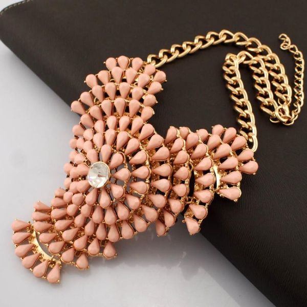 manilai fashion multilayer resins flower collar choker necklaces for women dress colorful pendant statement jewelry ce1847, Golden;silver
manilai fashion multilayer resins flower collar choker necklaces for women dress colorful pendant statement jewelry ce1847, Golden;silver
