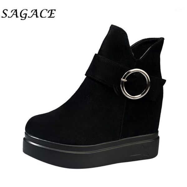 sagace shoes ladies flock boots thick increase high heels women zipper boots 2020 winter wedge platform women flock shoes1, Black
sagace shoes ladies flock boots thick increase high heels women zipper boots 2020 winter wedge platform women flock shoes1, Black