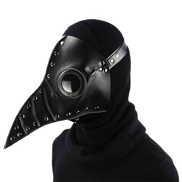 gothic black pu leather with rivet steampunk mask retro punk halloween party cosplay costume props long nose plague bird masks
gothic black pu leather with rivet steampunk mask retro punk halloween party cosplay costume props long nose plague bird masks