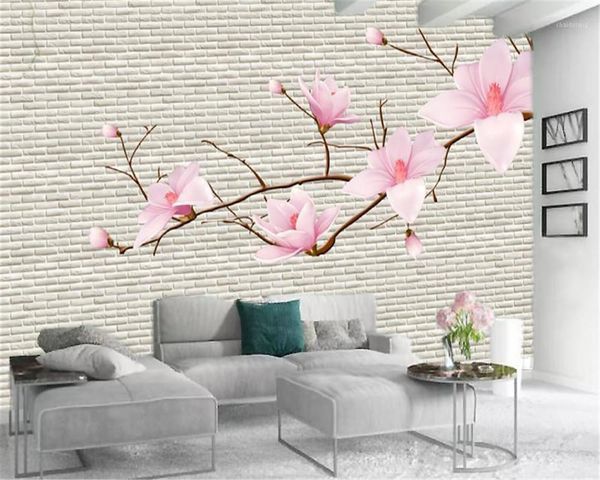 custom 3d flower wallpaper pink magnolia flower vintage brick wall atmospheric interior decoration wallpaper1
custom 3d flower wallpaper pink magnolia flower vintage brick wall atmospheric interior decoration wallpaper1