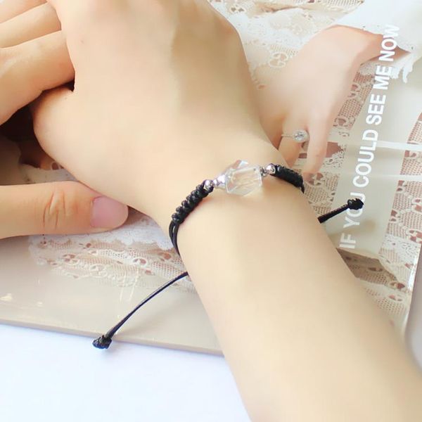 1pc crystal vial bracelets premade woven cotton bracelet wishing bracelets name on rice bracelet mothers day gift, Black
1pc crystal vial bracelets premade woven cotton bracelet wishing bracelets name on rice bracelet mothers day gift, Black