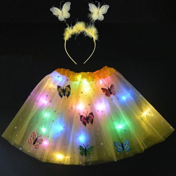 stage wear children girls princess led glow light tutu skirt clothing ballet wedding party headband butterfly costume cosplay set, Black;red
stage wear children girls princess led glow light tutu skirt clothing ballet wedding party headband butterfly costume cosplay set, Black;red