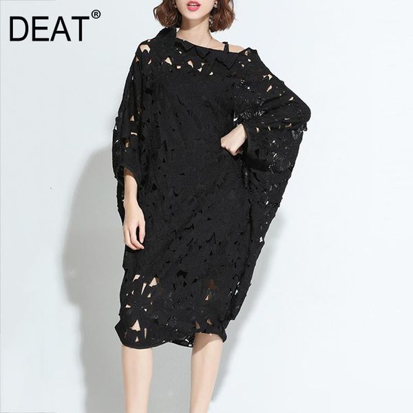 deat 2020 autumn and winter slash neck batwing sleeves lace holld out pullover loose dress inside underwear two pieces1, Black;gray
deat 2020 autumn and winter slash neck batwing sleeves lace holld out pullover loose dress inside underwear two pieces1, Black;gray