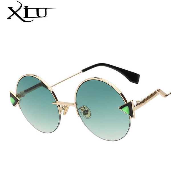 xiu round metal sunglasses уникальный конструктор женщины sunglass мода ретро semi rimless солнечные очки верхнего качества марка óculos uv4, White;black
xiu round metal sunglasses уникальный конструктор женщины sunglass мода ретро semi rimless солнечные очки верхнего качества марка óculos uv4, White;black