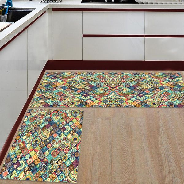carpets kitchen mat anti-slip vintage floral pattern with rhombus printed carpet doormat hallway bath living room
carpets kitchen mat anti-slip vintage floral pattern with rhombus printed carpet doormat hallway bath living room