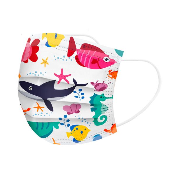 shields cartoon kids 100pcs disposable face face masks ocean printing facemask earloop comfortable mask protective masca
shields cartoon kids 100pcs disposable face face masks ocean printing facemask earloop comfortable mask protective masca
