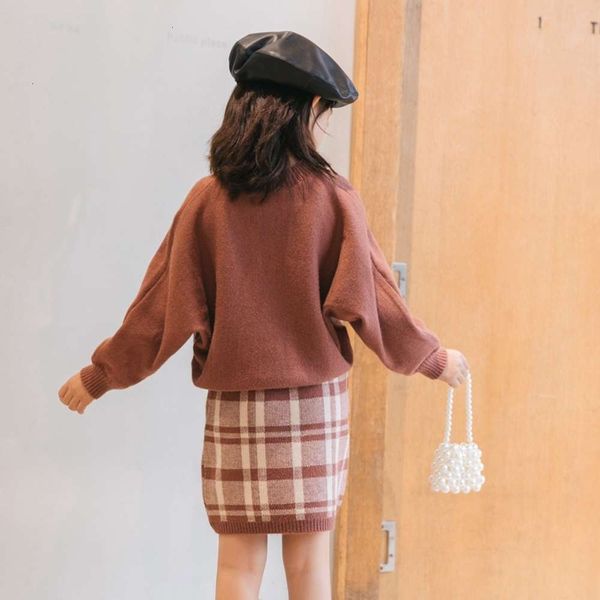 autumn and winter new children's h8210 sweater 2020 korean girls' t-shirt plaid short skirt knitted two-piece set 6ex5s55m, Blue
autumn and winter new children's h8210 sweater 2020 korean girls' t-shirt plaid short skirt knitted two-piece set 6ex5s55m, Blue