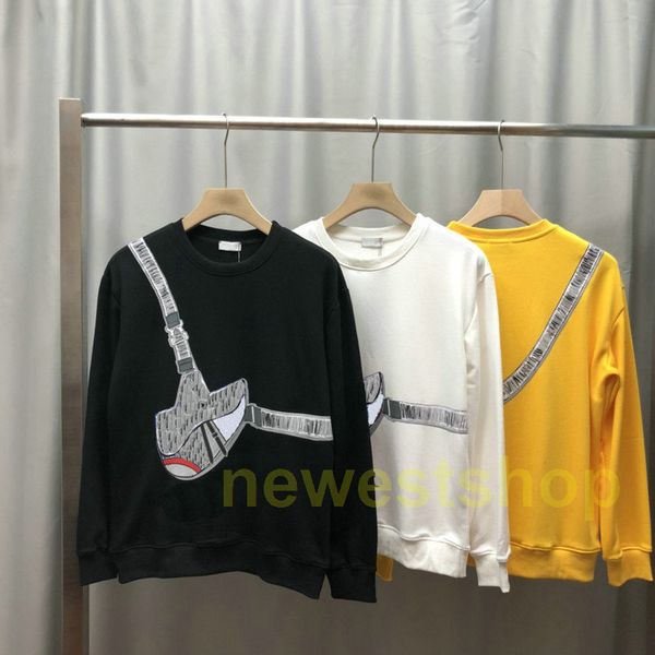 2020 fashion clothing designer mens paris letter print shoulder bag hoodies pullover hoody womens casual cotton sweatshirt jumpers, Black
2020 fashion clothing designer mens paris letter print shoulder bag hoodies pullover hoody womens casual cotton sweatshirt jumpers, Black