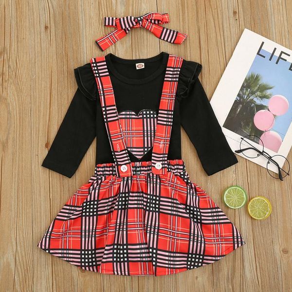 0-4y baby kids girls clothes set toddler baby girls valentine's day hearts +plaid suspender skirts outfits clothing, White
0-4y baby kids girls clothes set toddler baby girls valentine's day hearts +plaid suspender skirts outfits clothing, White