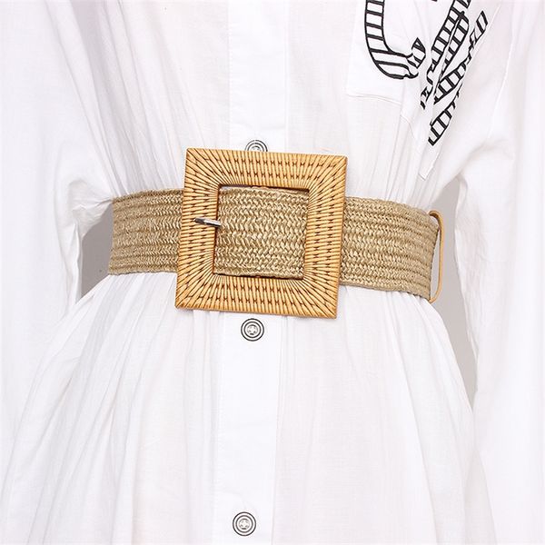 2019 summer elastic imitate woven straw waist belts square buckle adjustable woven-straw waistband bohemian beach dress belts t200327, Black;brown
2019 summer elastic imitate woven straw waist belts square buckle adjustable woven-straw waistband bohemian beach dress belts t200327, Black;brown