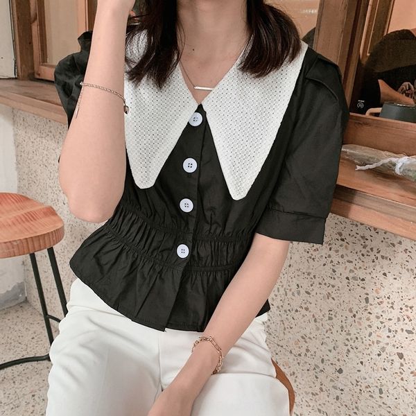 30cux tangzhi 2020 shirt summer new court v-neck shirt short-sleeved solid color temperament 5j0ci short women 6669 waist-cut, White
30cux tangzhi 2020 shirt summer new court v-neck shirt short-sleeved solid color temperament 5j0ci short women 6669 waist-cut, White