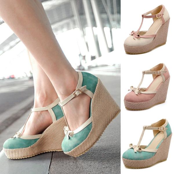 dress shoes women summer platform sandals peep toe pumps ankle buckles sandalia espadrilles female casual fashion, Black
dress shoes women summer platform sandals peep toe pumps ankle buckles sandalia espadrilles female casual fashion, Black