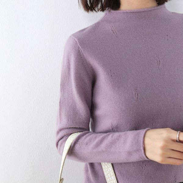 2021 new winter autumn crimping oneck sweaters for women 6colors soft warm pullovers female long sleeve standard jumpers si50, White;black
2021 new winter autumn crimping oneck sweaters for women 6colors soft warm pullovers female long sleeve standard jumpers si50, White;black
